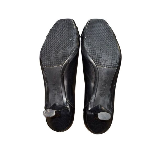 Cole Haan Black Round Square Toe PumpsWomen's Sz 10 Good Condition - Picture 9 of 9